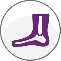 foot and ankle icon. Click to navigate to the foot and ankle pathway page