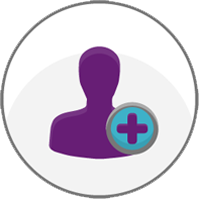 Patient information icon, click to go to this main menu