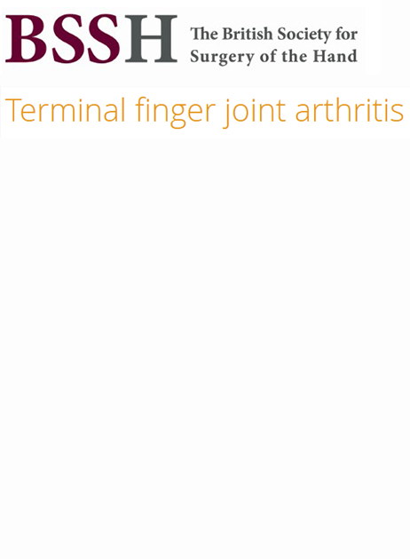 Terminal Joint Arthritis