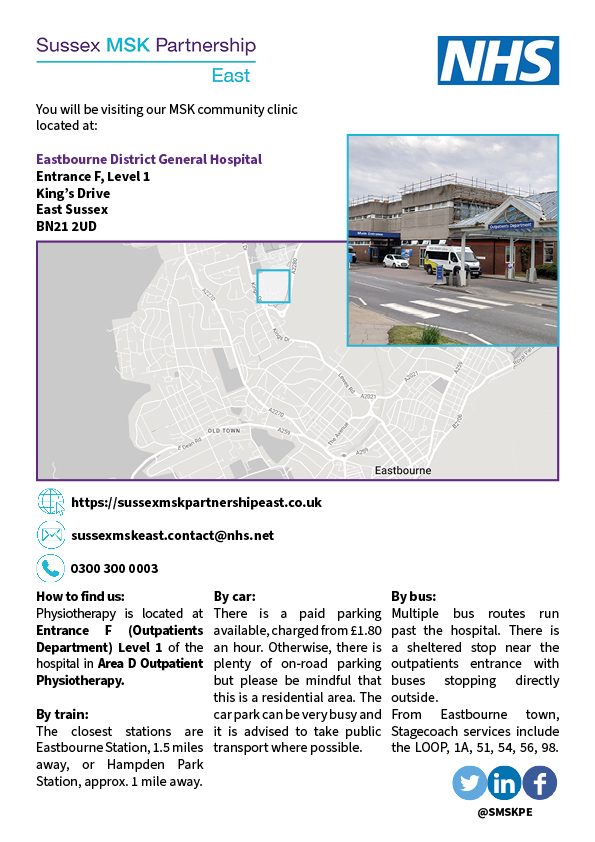 Eastbourne District General Hospital MAP