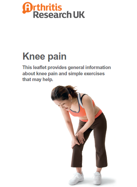 Knee Pain Exercise Sheet