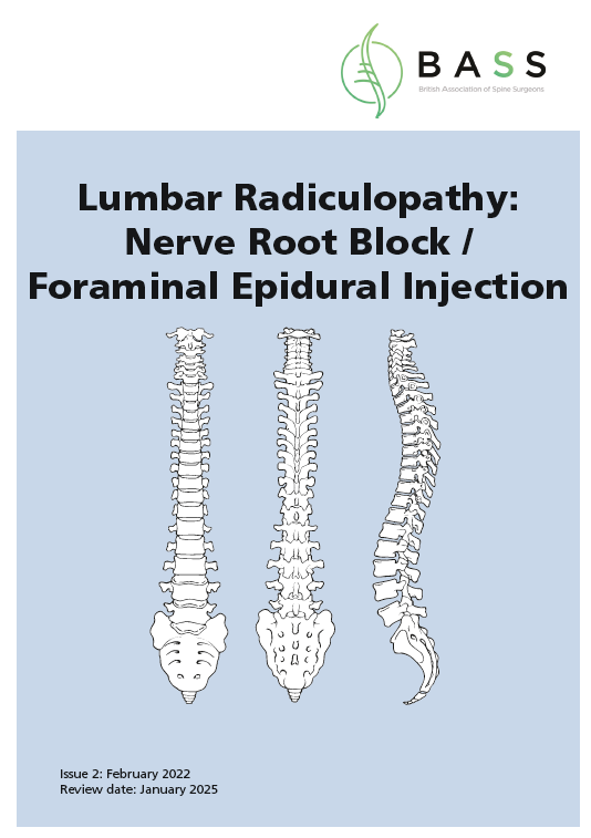 BASS Lubar Radiculopathy: Nerve Root Block / Foraminal Epidural Injection